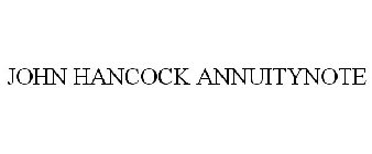 JOHN HANCOCK ANNUITYNOTE