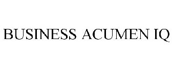 BUSINESS ACUMEN IQ