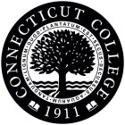 CONNECTICUT COLLEGE 1911 TANQUAM · LIGNUM · QUOD · PLANTATUM · EST · SECUS · DECURSUS · AQUARUM ·