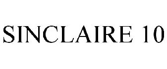 SINCLAIRE'10