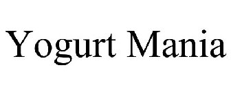 YOGURT MANIA