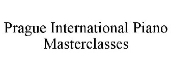 PRAGUE INTERNATIONAL PIANO MASTERCLASSES