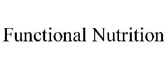 FUNCTIONAL NUTRITION