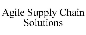 AGILE SUPPLY CHAIN SOLUTIONS