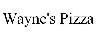 WAYNE'S PIZZA