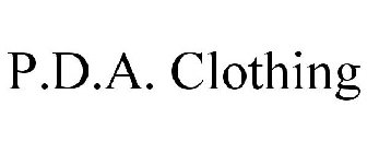 P.D.A. CLOTHING