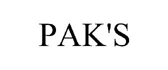 PAK'S