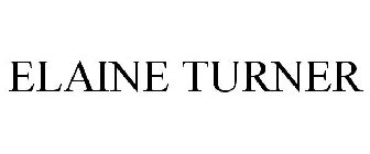 ELAINE TURNER