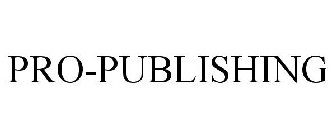 PRO-PUBLISHING