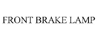 FRONT BRAKE LAMP