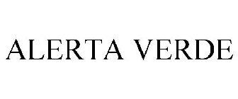 ALERTA VERDE