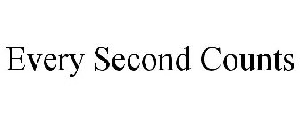 EVERY SECOND COUNTS