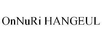 ONNURI HANGEUL