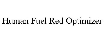 HUMAN FUEL RED OPTIMIZER