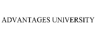 ADVANTAGES UNIVERSITY