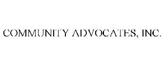 COMMUNITY ADVOCATES, INC.