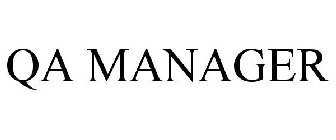 QA MANAGER