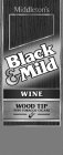 MIDDLETON'S BLACK & MILD WINE WOOD TIP PIPE TOBACCO CIGARS