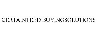 CERTAINTEED BUYINGSOLUTIONS