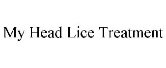 MY HEAD LICE TREATMENT