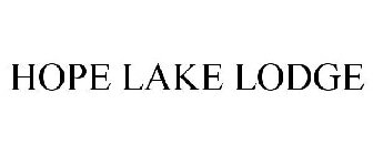 HOPE LAKE LODGE