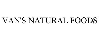 VAN'S NATURAL FOODS