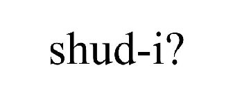 SHUD-I?