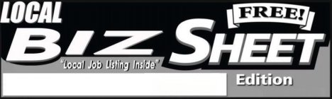 LOCAL BIZ SHEET FREE! EDITION 
