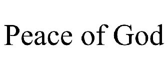 PEACE OF GOD