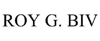 ROY G. BIV