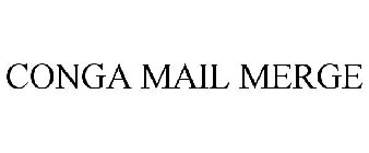 CONGA MAIL MERGE