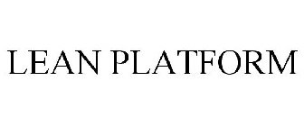 LEAN PLATFORM