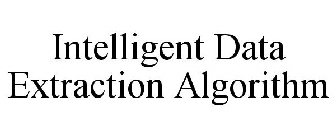 INTELLIGENT DATA EXTRACTION ALGORITHM