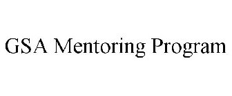 GSA MENTORING PROGRAM