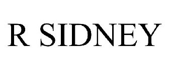 R SIDNEY