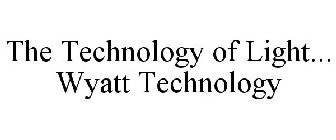 THE TECHNOLOGY OF LIGHT... WYATT TECHNOLOGY