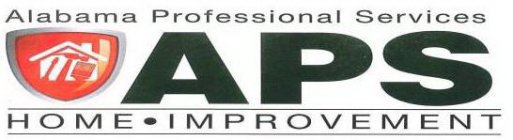 ALABAMA PROFESSIONAL SERVICES APS HOME·IMPROVEMENT