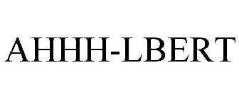 AHHH-LBERT