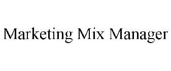 MARKETING MIX MANAGER