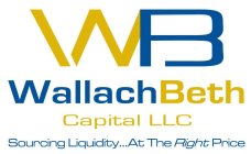 WB WALLACHBETH CAPITAL LLC SOURCING LIQUIDITY... AT THE RIGHT PRICE