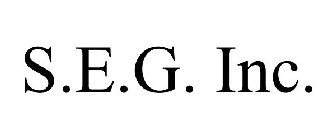 S.E.G. INC.