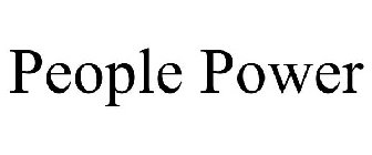 PEOPLE POWER