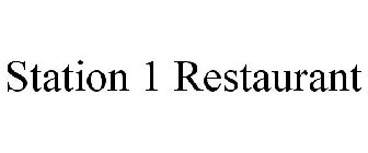 STATION 1 RESTAURANT