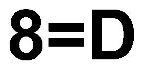 8=D