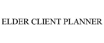 ELDER CLIENT PLANNER