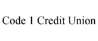 CODE 1 CREDIT UNION