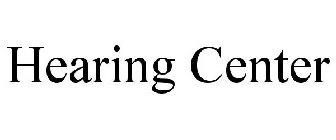 HEARING CENTER