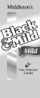 BLACK & MILD MILD MIDDLETON'S PIPE-TOBACCO CIGARS