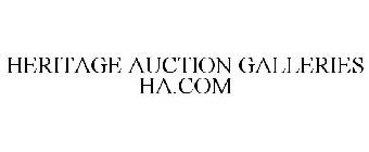 HERITAGE AUCTION GALLERIES HA.COM