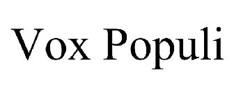 VOX POPULI